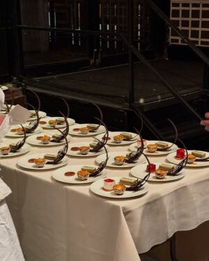 Adrienne Cheatham Instagram - Tuesday night was magical! (And made me miss being in restaurants 🥲) I’m so honored to have been a part of this event for the @jacquespepinfoundation and @beardfoundation sharing a kitchen with @lerouxeddy @danielboulud @chefgabrielkreuther @jacquestorres 

Our host @marvasmalls brought together an incredible group of people around the table that are all excellence personified and it was an honor to cook for them (during Black History Month no less). 
Sharing space with the chefs from all the teams, working collaboratively and seeing how much we all have in common was a joy. A special THANK YOU to @lana_cooks for coming straight from the airport to be there with me making sure things went smoothly, @jbfizabela for running the evening so well, and the great students from @iceculinary Abe, Nyaira, and Marven who came with open minds and good vibes to assist and soak up the experience. 

***For those of you who voted in the outfit poll, I went with Option 3 - the blue work jacket look for prep and set up, then did a costume change for service into Option 1 - the classic, crisp white jacket and apron! It felt right and was perfect for the situation. 

#chef #cheflife #jamesbeardhouse #blackhistorymonth