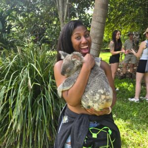 Adrienne Reese Instagram - .@australiazoo
It was an absolute pleasure and dream come true to finally be able to visit!!! Thank you from a massive animal lover !!! 
#ForeverROHChamp 
Athena