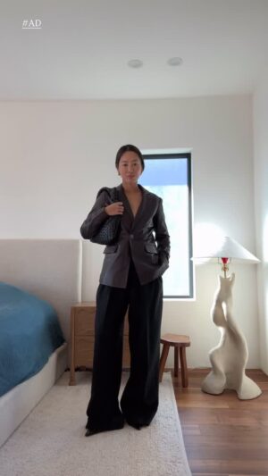 Aimee Song Instagram - Help me choose an outfit for my date night with Jacopo tonight. Featuring designer pieces from @marshalls, which outfit do we love more? #AD