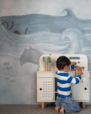 Aimee Song Instagram - Originally, this was Jacopo’s office but now it’s Teo’s room. Right before Milo was born we moved Teo out of his nursery and transformed this room to get Teo excited about switching rooms. @Minted’s art collection ties everything together. Shop Minted Art at 10% off   20% off Minted Stationery and Gifts with code AIMEE.