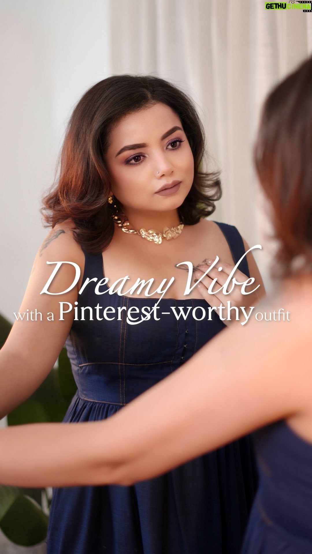 Aisha Mahdi - 45K Likes - 🔥// Channeling dreamy vibes with this Pinterest-worthy outfit featuring a stunning blue denim dress paired with elegant gold jewellery ✨💙
This effortless ensemble is perfect for creating a chic and stylish look that is sure to turn heads.
Whether you're heading to brunch or a night out on the town, this outfit is a must-have for any fashionista looking to make a statement.
.
.
.
.
.
.
summer outfits, summer outfit ideas, summer fashion, Pinterest outfits, Pinterest aesthetic, pinterest inspired outfits, parisian style, Parisian chic, spring aesthetic, spring outfits, skirt and top outfit