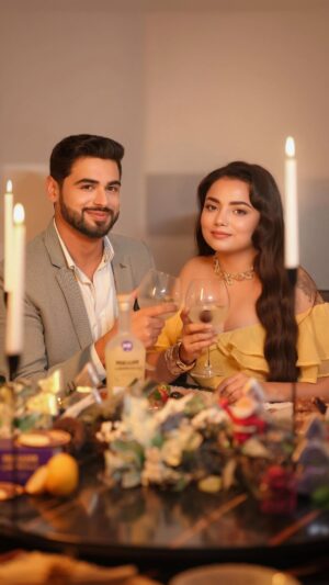 Aisha Mahdi Instagram - // Weekends are my time to shine! ✨ 

After a busy week, I love getting dressed up and diving into some delicious mikiamo imoncello while savoring mouthwatering food! 

Cheers to good vibes and even better company as the evening sets in. 🍹🥳 

Let’s make every moment count! 

#WeekendVibes #FoodieFun #CheersToTheWeekend #RelaxAndUnwind #TasteOfJoy