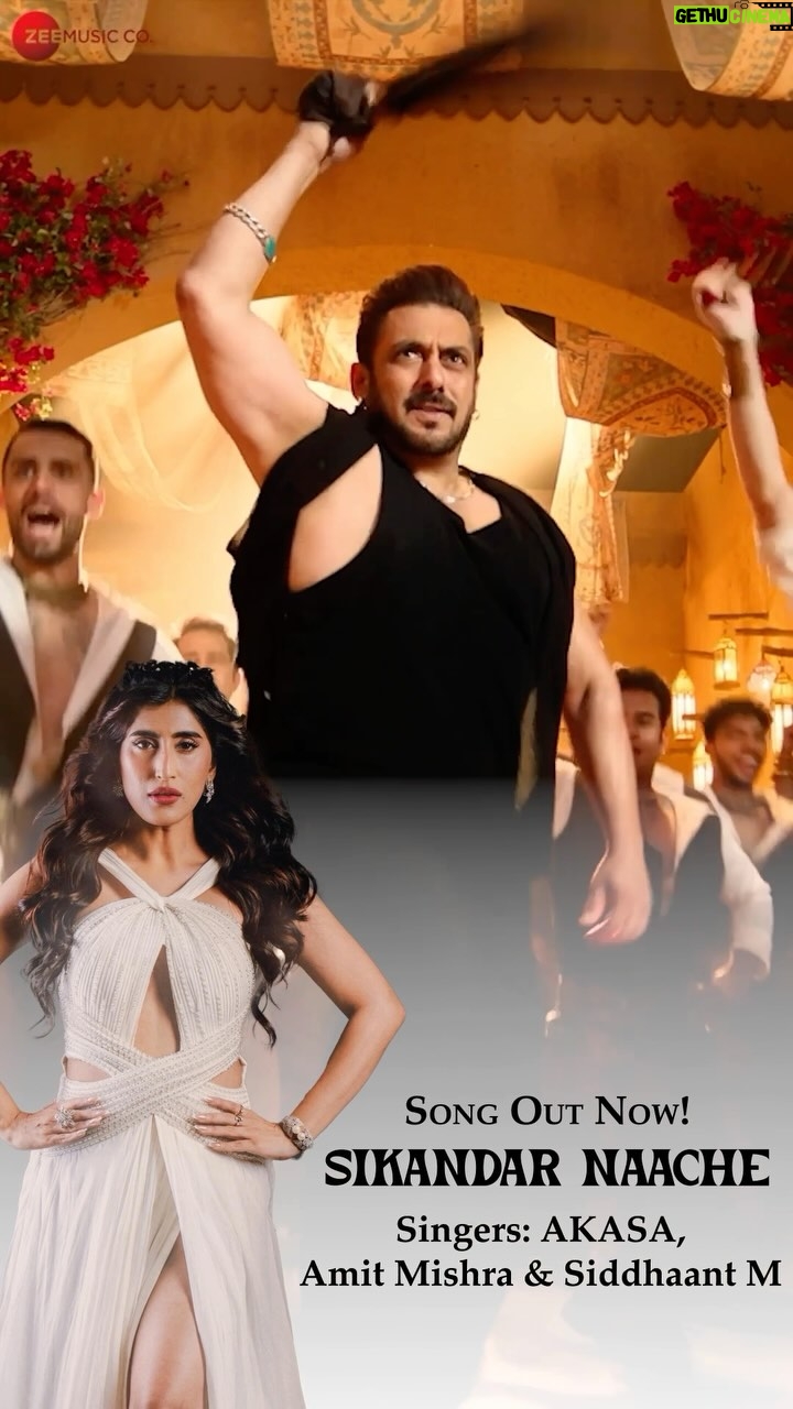 Akasa - 35.9K Likes - Watching all the reels and the love on #sikandarnaache 🥰♥️🥹 LETS GOOOO!
•

@beingsalmankhan In 
#SajidNadiadwala’s #Sikandar 
Directed by @a.r.murugadoss

@rashmika_mandanna

@iam_kabirlal @manujmittra

@jam8studio @khan_ahmedasas
@sameeranjaanofficial @amitprakashmishra @akasasing @siddhaantmiishhraa

@nadiadwalagrandson @skfilmsofficial @zeemusiccompany @penmovies 
@wardakhannadiadwala 

#SikandarEid2025
#akasa #akasakebesties #akasasingh #trendingreels #trending #salman #salmankhan #rashmika #rashmikamandanna