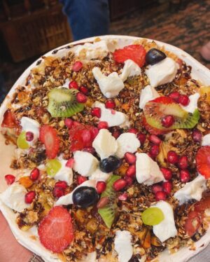 Akshya Digital Diaries Instagram - Missing escaping from home a lil bit more today only because of such beautiful weather. ☔️💧
.
You must try in Pushkar:
Visiting @anantapushkar 
@wildroseresortpushkar @naturevillageresort 🌸
.
Trying fruit bowl from Sonu Juice centre. 🧃
Must have falafel wrap. 🥐
Must have Mezze platter & 4 cheese pizza from la pizzeria 🍕 
Visit Brahma temple & sit near Ghat for serene view. 🚤
.
#pushkardiaries  #pushkar #pushkarfair #pushkarlake #travel #travelblogger #travelgram #traveler