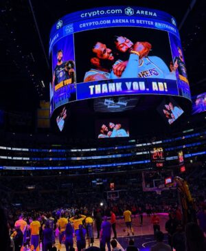 Alex Curry Instagram - #LAKESHOW family night 💜💛