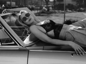 Allison McAtee Instagram - ☀️Cruisin’ into spring with the... #topdown feelin’ the #cali breeze 🌴 Who else is ready for longer days and golden-hour drives? 🌅

Bravo and #manythanks to the insanely talented 📸 @chrisnortham_photo for capturing this retro dream ✨

Drop a ☀️ if the ‘90s aesthetic #hits ⬇️

#californiadreaming #GoldenHourGlow #ClassicCarCulture #SpringCountdown #LAStyle  #RetroRevival  #LowriderLove #SpringVibes #LAIcons