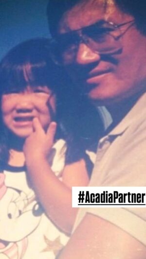 Ally Maki Instagram - #AcadiaPartner When you hear the words Parkinson’s disease, you may think of the motor symptoms – like tremors. What many people may not realize is that people with Parkinson’s disease may experience both motor and non-motor symptoms.​⁣
​⁣
Caring for my dad, who lived with Parkinson’s disease, was one of the most meaningful and challenging experiences of my life. We thought we knew what to expect, but I had no idea that around 50% of people with Parkinson’s disease may experience hallucinations and/or delusions over the course of their disease.​⁣
​⁣
I wish I’d known then what I know now, and am sharing my story in hopes of helping others.​⁣
​⁣
If you are caring for a loved one with Parkinson’s disease-related hallucinations and delusions, visit moretoparkinsons.com for resources, including a guide that features personal stories, like mine and tips to help navigate these difficult conversations with your loved ones and their doctors. #ParkinsonsDisease #MoreToParkinsons @MoreToParkinsons⁣