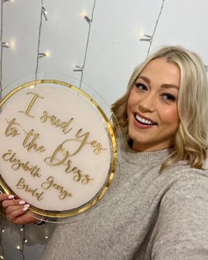 Amelia Lily Instagram - I SAID YES TO THE DRESS 🥹🤍 

Something I never thought I’d get the chance to say or do! I’ve found my wedding dress and It’s everything I could have ever imagined and more 🥹🤍