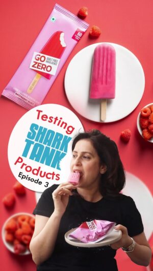 Amrita Raichand Instagram - Phir agayi meri team ek aur shark tank product leke🙈

To be honest, I enjoyed their raspberry candy (wouldn’t mind having one more😜) but the mango one I didn’t like at all. The taste was quite off and it was a complete disappointment as compared to the raspberry one. 

#SharkTankIndia #GoZeroIceCream #GuiltFreeIndulgence #HealthyDessert #NoAddedSugar #LowCalorieTreat #FoodieFinds #CleanEating #HealthySwaps #TasteTest #HonestReview #TriedAndTested #FoodReview #AmritaRaichand #ASR #ChefAndBeyond