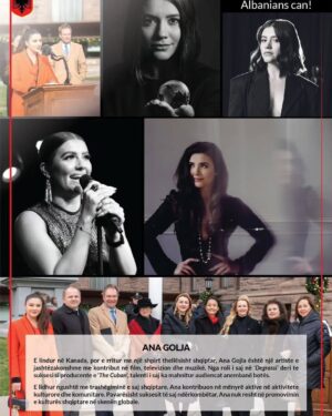 Ana Golja Instagram - @theanagolja @alembassycanada #proudalbanian #shqipCAN #diasporanekanada @albanianmefa