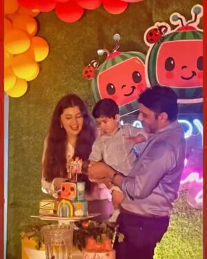 Anam Goher Instagram - Our little Baby Suleiman turns ONE Today! And the best part he has the same birthday as his mama. 🤍🥳
How time flew by! 
A big Thank you to everyone who was a part of the event on our special day. ✨

Special mention to @zuora_events for delivering exactly as they promised. 

@fatography.ai for capturing our memorable moments. 

PS: happy independence day #pakistan 🇵🇰

#Baby #birthday #birthdayboy #one #LEO