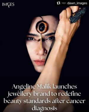 Angeline Malik Instagram - #Repost @dawn_images with @use.repost
・・・
Director and actor Angeline Malik (@angelinemalikofficial) has launched a jewellery brand called Angelines, which is dedicated to redefining beauty stands after also revealing that she has been diagnosed with cancer.

As she undergoes chemotherapy, Malik also decided to shave her head in solidarity with other women battling cancer.

According to a statement from the Mere Humsafar actor, her jewellery line aims to celebrate resilience and stand with women facing chemotherapy, helping them embrace confidence and strength.

Malik wants to inspire women to see their beauty beyond societal norms through a commitment to empowerment and her designs. She also hopes to inspire a shift in perception, where beauty is not defined by hair or physical appearance, but by inner strength.

Read the full story by @irfanistan on Images - link in bio. 
Styling & photography @wajidkhanstylist 
#angelinemalik @angelinesartline