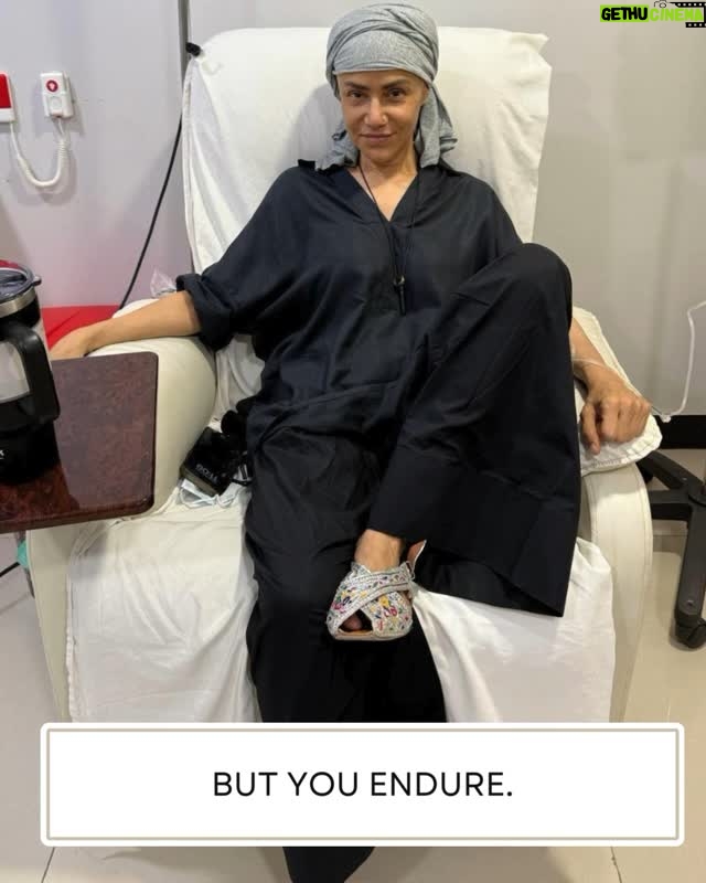 Angeline Malik - 1.4K Likes - Three chemos down, still standing strong. willpower and strength will always carry you through.
Each battle makes you stronger.