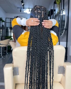 Anita Fabiola Instagram - What do they say about a girl with braids ? Braids are always in season. I get mine done by @emmanuella_braiding_uganda