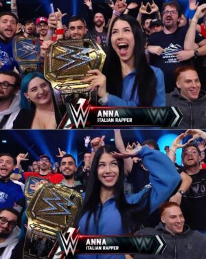 Anna Pepe Instagram - grazie mi sono divertita troppooooo😍 @wwe
