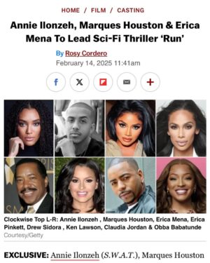 Annie Ilonzeh Instagram - Major announcement from @deadline & @footagefilmsstudios with their first big theatrical release with “RUN” starring starring @AnnieIlonzeh, @MarquesHouston, @EricaMena, @EricaPinkett
@DrewSidora, @iamkenl, @claudiajordan, @ObbaBabatunde, @actorjensenatwood,@TaymourGhazi , @JamieAlvarez_, @daniel_livinglife, @mrlincolnblake 
@ethansigrist Coming to theaters 2025! Get ready to head back to the theaters! Release date and ticketing announcement coming soon. #RUNTrailer #Runtothemovies #FootageFilmsGoesToTheaters #FootageFilmsTheaterTakeOver #RunInTheaters2025 #DateNightWithFootageFilms #AlienInvasion #ValintinesDayWithFootageFilms #cineverse #AMC #Regal #fandango #edwardstheaters #cinemark #looktheaters
@cineverse.tv @amctheatres @regalmovies @fandango @cinemark @lookcinemas