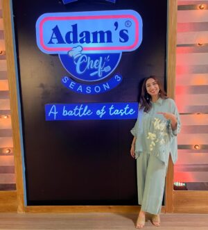 Anoushey Ashraf Instagram - It’s been chaotic, tiring and a ton of fun…. So far!

 #bts #work #adamschef #comingsoon