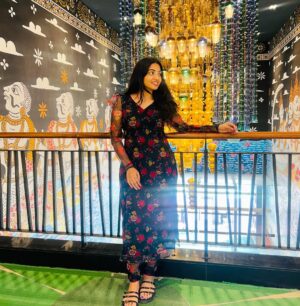 Anshita Akbarsha Instagram - The secret to happiness is low expectations🧿✨🤍
.
.
.
👘 @camellia_dezigns 
#bepositive #behappy❤️ #smile