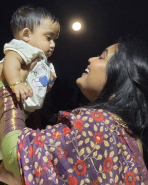 Anu Anand Instagram - Thank you @anjalianand27 and @joelanandpaul for blessing me with this eternal gift ♥️♥️

The light of my life my precious nachu & narthu ⭐️💃