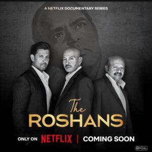 Anu Ranjan Instagram - A profound journey through legacy and love with the family that brought music, magic, and unforgettable moments to Hindi cinema 🎬
Watch The Roshans, Coming Soon, only on Netflix.

#theroshansonnetflix
@hrithikroshan 
@shashiranjan3010 
@rakesh_roshan9 
@rajeshroshan24