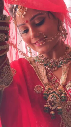 Archana Gupta Instagram - From dreaming of this day to living this moment🥹🧿✨❤️

Wedding planner: @theweddingfarm_ 
Couple: @aa_amarlove 
 Makeup artist: @rinki_glamour_burst 
Hair artist: @hairbyzeba 
Social media: @framesandtales__ 

#dreamcometrue #amitwedsarchana #fromdreamtolife #weddingmagic #foreverstartsnow #cherishedmoments #bigdayvibes #happilyeverafter