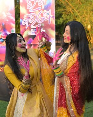 Archita Sahu Instagram - Holi vibes with the beautiful @architasahuofficial  Colors, laughter, and memories! We had a blast at the OTV celebrations event #HoliFun  OTV celebrations event was a blast! Thanks for having us,

Sending love 🫰and best wishes to the beautiful talented #archita all the best for her new Odia film! #boubuttubhuta , May it be a huge success" 

#Debjani #DebjaniOdiaActressGlamour #DebjaniActress #archita #Architadebjani #Architadebjaniholipics #holipicsodia #odisha #2025 #celebrity #style #lovehumanity❤️ #grounded #personality #actresssupport #respect #otv #tarang #tarangcineproductions