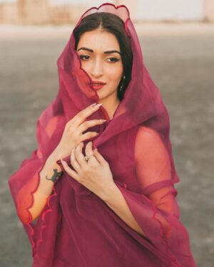 Areej Chaudhary Instagram - Feeling Regal in this beautiful Pakistani Dress 👗 

Stunning Creation by @rangeenofficialstore

Photography by @ar.snapshotsweddings