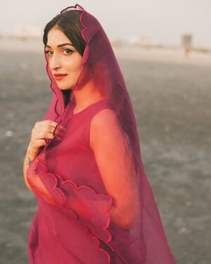 Areej Chaudhary Instagram - Feeling Regal in this beautiful Pakistani Dress 👗 

Stunning Creation by @rangeenofficialstore

Photography by @ar.snapshotsweddings