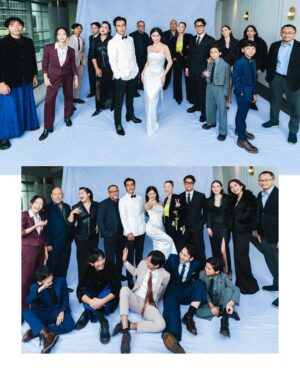 Ariel Tatum Instagram - Some of my favorite bits from Friday. Surrounded by (almost) all of my loved ones.

A Business Proposal in theaters February 6th! 🤍

In @stellarissa @mahija.official 
Make up by @andychunmakeup 
Hair by @kieferlippens 
Captured by @armanfebryan 

@falconpictures_ 
#ABusinessProposal