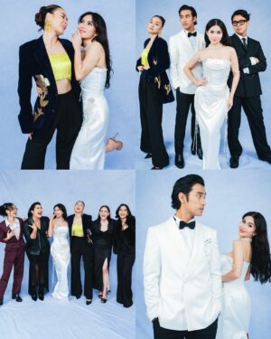 Ariel Tatum Instagram - Some of my favorite bits from Friday. Surrounded by (almost) all of my loved ones.

A Business Proposal in theaters February 6th! 🤍

In @stellarissa @mahija.official 
Make up by @andychunmakeup 
Hair by @kieferlippens 
Captured by @armanfebryan 

@falconpictures_ 
#ABusinessProposal