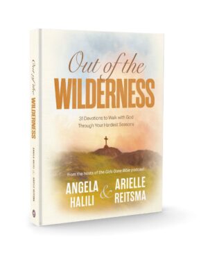 Arielle Reitsma Instagram - GGB GANG! HUGE ANNOUNCEMENT! 🥺

Out of the Wilderness-our first book— is officially available for preorder. We can’t even believe it.

This book is our hearts on paper. 2 broken souls, stitched back together by the love of Jesus.

In these thirty-one devotions, we take you through personal stories throughout our lives and put theological context around them. We show you where things went wrong, and how Jesus stepped in to re-write the story.

We explore what it means to find your identity in Christ, how to let go of past mistakes, heartbreaks, addiction, disordered eating, walking in purity, and much more.

We know what’s it’s like to walk in darkness. And we tell you how we chose to walk in the light of Christ instead.

Just 2 really ordinary girls who have really extraordinary stories about how Jesus Christ saved our lives.

“Now when they saw the boldness of Peter and John, and perceived that they were uneducated and untrained men, they marveled. And they realize that they had been with Jesus.” Acts 4:13

Preorder today! Link in bio. Like we always say, we’re on this journey with you. thank you Jesus. 🥺🙏♡