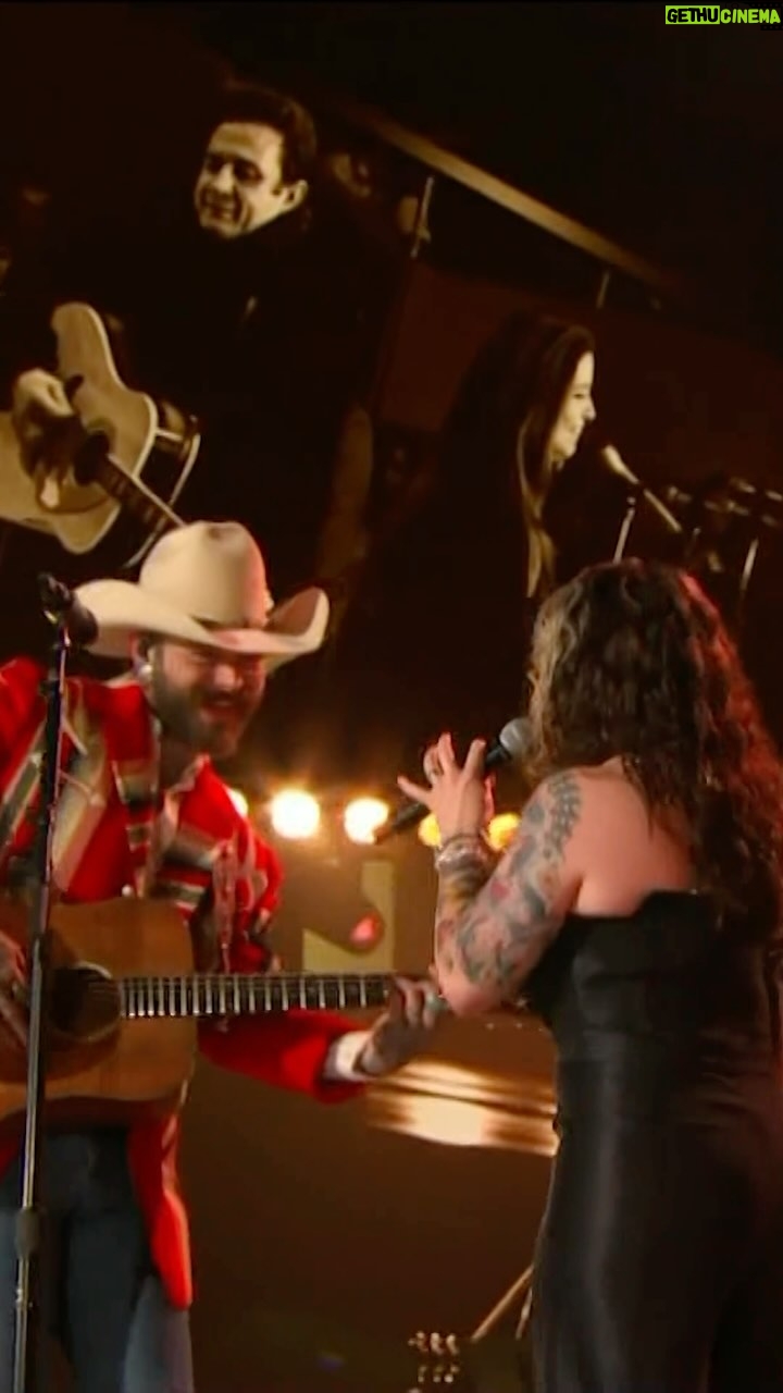 Ashley McBryde - 14.7K Likes - Post Malone and Ashley McBryde come together to perform “Jackson” for Opry 100: A Live Celebration.