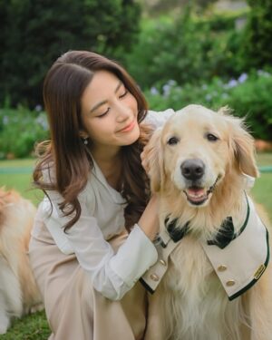 Athichanan Srisevok Instagram - ยิ้มแฉ่งงงง 😁🤍🐶🐶