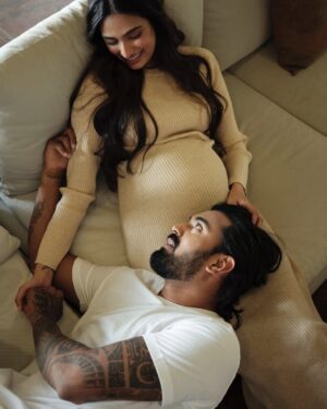 Athiya Shetty Instagram - Oh, baby! 🍃🐣💐🪬♾️💘