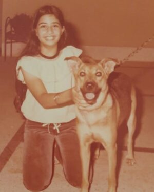 Atiqa Odho Instagram - My very first pet was a mix breed named Smokey and she was the start of my life long love for dogs and animals in general. Pets give you unconditional love and loyalty and its important for children to have pets to experience such joys especially now in the unkind world we live in full of toxic people. 
#Animals #Pets #Love #ComfortAnimals #EmotionalSuppprt #MentalHealth