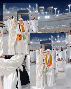 Ayu Ting Ting Instagram - Alhamdulillah bersyukur atas segala nikmat rahmatmu ya Allah dan alhamdulillah umroh pertama kami diberikan kelancaran, Insa Allah mabrur dan Allah jabah semua doa kita amin amin ya Rab 🙏🏻🕋