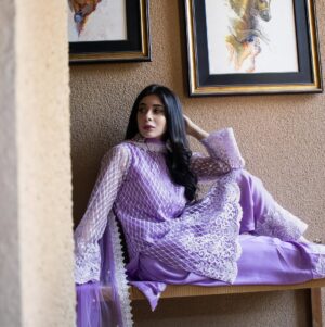 Azekah Daniel Instagram - Azekah Daniel appears absolutely radiant wearing our stunning Amethyst Set , a dazzling piece from our meticulously designed Aureate Edit featured in our Eid collection.

Secure your own piece now by visiting www.sanoberazfar.com/luxury-pret or contacting us via
WhatsApp at  92 3000881520 for further details and personalized assistance.