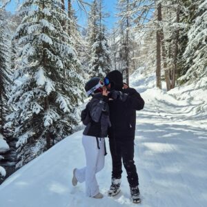 Barbara Lune Instagram - Best Saint Valentin Ever ❤️ @la_plagne @mmv_lesvacancesclub
Ps : yooner for ever too 😂 ( c’était une piste rouge la 😎)