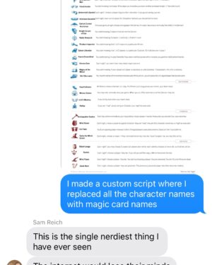 Becca Scott Instagram - Find me and say hello at #magiccon #mcchicago! I’ll be in creator central running what @samreich called “ the single nerdiest thing I’ve ever seen” — custom blood on the Clocktower script with magic card name re-skinned roles!!!! Then in the afternoon I’ll be heading to the Arie Crown Theater to commentate on @commandzone’s #GameKnightsLive — let’s pack the house tonight at 6pm!!!!!!!!!!!!