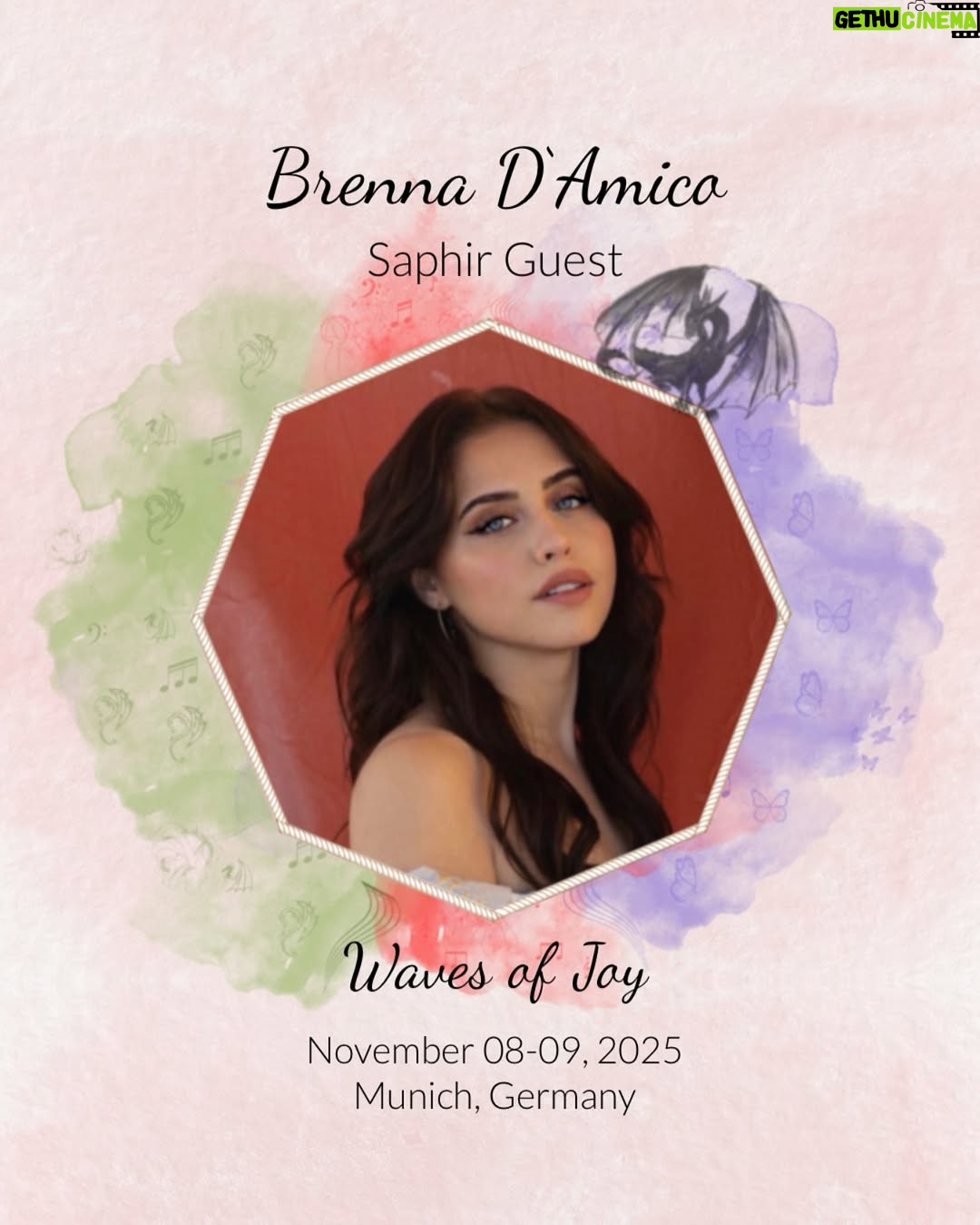 Brenna D'Amico - 4.1K Likes - We‘re beyond excited to announce @brennadamico will be joining us for Waves of Joy on November 08-09, 2025 in Munich, Germany.
Brenna will be at the event both days.
#wavesofjoy #woj #convention #brennadamico #descendants #wavescon