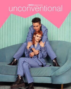 Briana Venskus Instagram - Meet Eliza... the no-nonsense, loving partner navigating life and family in Unconventional. Portrayed by Briana Venskus (@houseofvenskus). Stream Unconventional NOW on Revry.

#unconventional #unconventionalseries #brianavenskus #lgbtqseries #lgbtseries #revry #streamqueer #revryoriginal