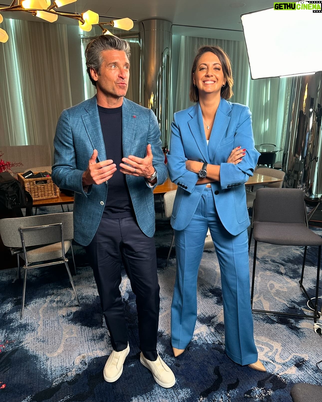 Brooke Boney - 3.1K Likes - Today I wrote an analysis piece and policy memo from my dorm room about democratic backsliding in Nigeria and then I had this memory pop up from exactly a year ago with McDreamy and this excellent Victoria Beckham suit. Life is truly weird and I’m so grateful for it 💙