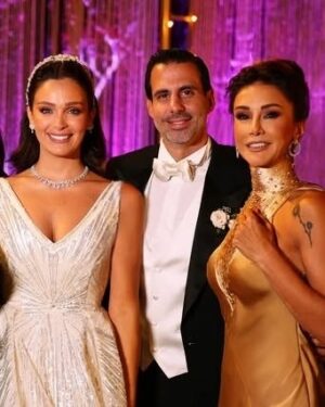 Caresse Bashar Instagram - Such a lovely night!
Congrats @lindagracesemaan @ramitambe
. 
كل الحب 💫
.
Stylist: @mira.jnaid
Custom_made Dress: @eliasriga
Jewelery: @voyageurjewelry
Makeup: @hildadaagher
Hair: @gerardkoberssy
Handbag: @manar.laktineh
Photographer: @patricksawaya