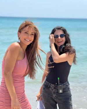 Caresse Bashar Instagram - 67 Episode is on air and there's a lot coming a head on #Stiletto
Despite the long hours and the stress we all felt on set during shooting we also had a lot of fun a lot of laughs and made a lifetime friendships. Now that we miss each other everyday. 
Never thought I would be honoured to work with one of the huge stars and of course learn from the best. 
I love this pictures and I love you @karessbasharofficial