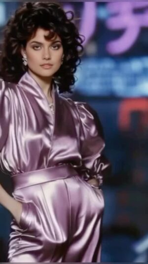 Carol Alt Instagram - “🎸 **Back in Time!** Channeling the ultimate 80s vibe with big hair and shoulder pads. Who misses this iconic era? #MondayMotivation #80sVibes