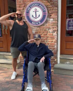 Catherine Joy Perry Instagram - 4 days before my grandfather Captain Bob Perry passed @tobemiro took him out to have a beer ! My grandfather took us on a little tour of Washington DC just days before passing. We love you and miss you so much Papa ❤️