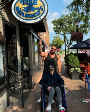 Catherine Joy Perry Instagram - 4 days before my grandfather Captain Bob Perry passed @tobemiro took him out to have a beer ! My grandfather took us on a little tour of Washington DC just days before passing. We love you and miss you so much Papa ❤️