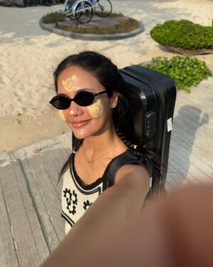 Chalita Suansane Instagram - พักชมความสวยงามของโลกใบนี้สักครู่นะคะ🤭😜