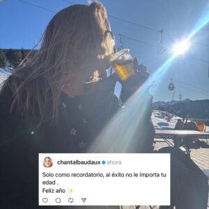 Chantal Baudaux Instagram - Ni a la felicidad le importa el dinero 
F E L I Z 2025