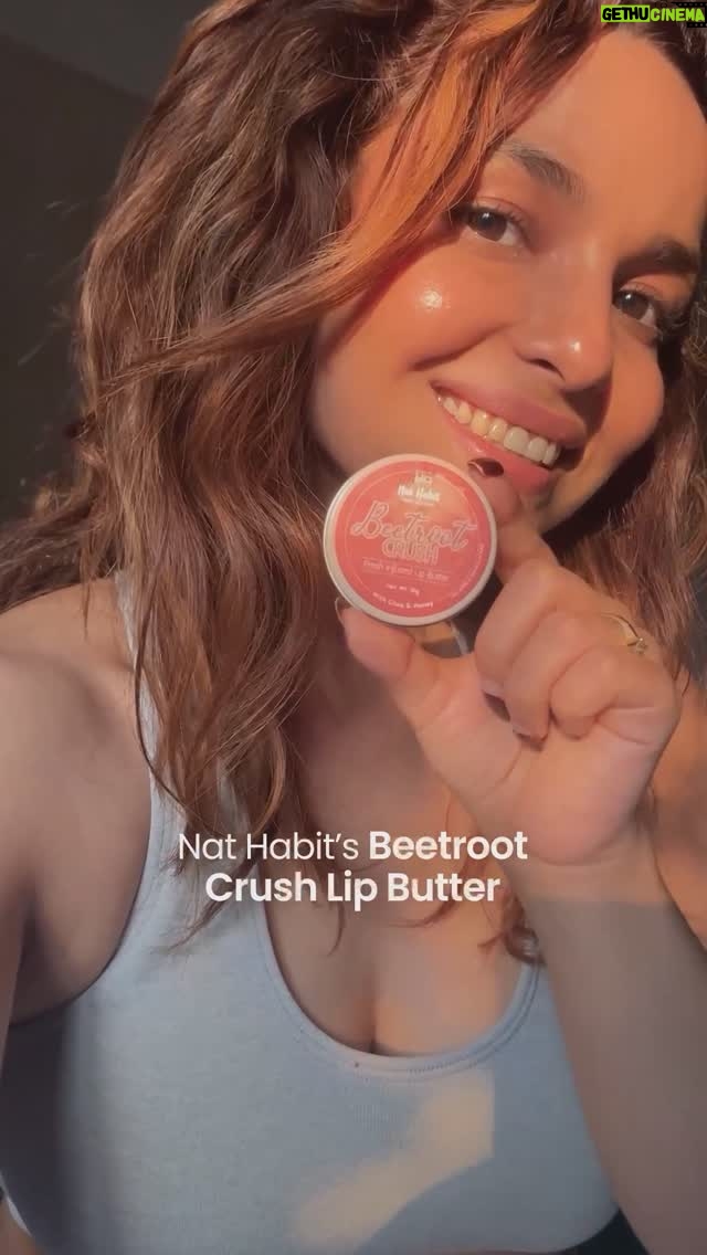 Chitrashi Rawat - 5K Likes - Biting your lips hurts, but nothing stings like dry, chapped lips! 💔
Keep them soft, smooth, and nourished with Nat Habit’s Lip Butter—packed with the goodness of Desi Ghee, Fresh Beetroot, and Raw Honey. 🍯💖
No chemicals, no petroleum—just pure, natural moisture that lasts for hours, keeping your lips healthy and happy. 💋✨
Say goodbye to dryness and hello to juicy, nourished lips! 💕
#LipLove #GheePoweredCare #FreshAyurveda #BreatheLifeIntoYourBeauty